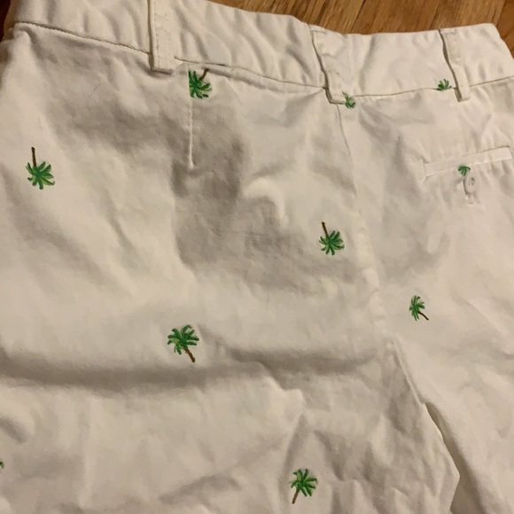 White Shorts with Palm Trees - Picture 7 of 11